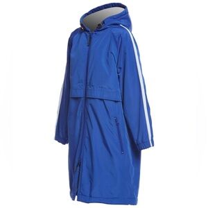 Sporti Striped Comfort Fleece-Lined Swim Parka Youth, (Juniors) size L
